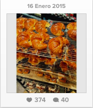 Foto de la cuenta de Pasteler&iacute;a Mallorca en Instagram. 16/01/2015